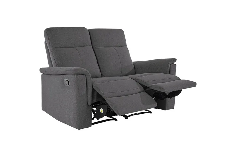 2-istuttava sohva Southbrook Antrasiitti, Kangas/Puu/Metalli, Manuaalinen nojatuoli - Antrasiitti, Kangas/Puu/Metalli, Manuaalinen nojatuoli - Huonekalut - Sohva - Mekanismisohva - 2 istuttava mekanismisohva