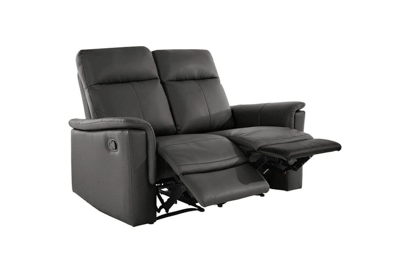 2-istuttava sohva Southbrook Harmaa, PU/Puu/Metalli, Manuaalinen nojatuoli - Harmaa, PU/Puu/Metalli, Manuaalinen nojatuoli - Huonekalut - Sohva - Mekanismisohva - 2 istuttava mekanismisohva