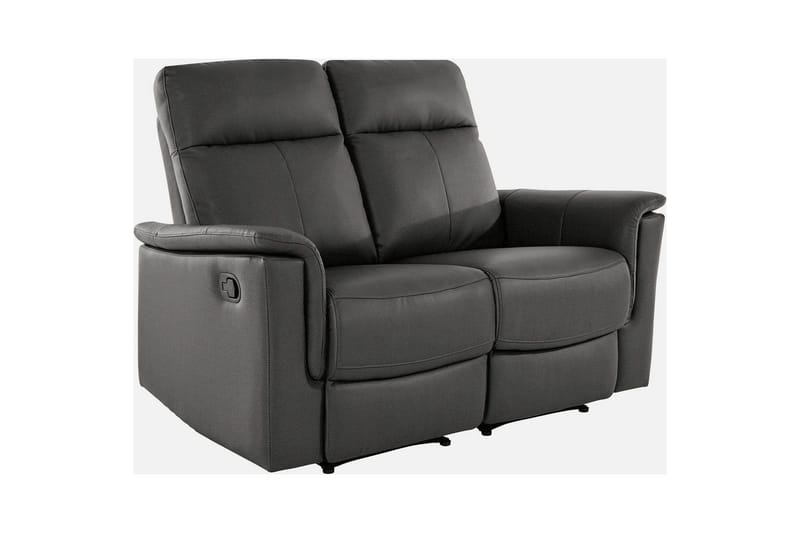 2-istuttava sohva Southbrook Harmaa, PU/Puu/Metalli, Manuaalinen nojatuoli, Harmaa, PU/Puu/Metalli, Manuaalinen nojatuoli