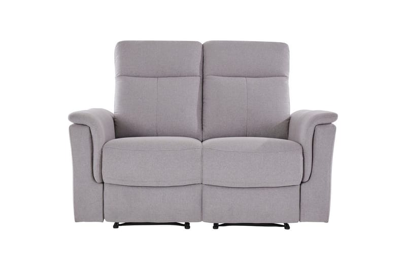 2-istuttava sohva Southbrook Vaaleanharmaa, Kangas/Puu/Metalli, Manuaalinen nojatuoli - Vaaleanharmaa, Kangas/Puu/Metalli, Manuaalinen nojatuoli - Huonekalut - Sohva - Mekanismisohva - 2 istuttava mekanismisohva