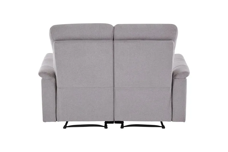 2-istuttava sohva Southbrook Vaaleanharmaa, Kangas/Puu/Metalli, Manuaalinen nojatuoli - Vaaleanharmaa, Kangas/Puu/Metalli, Manuaalinen nojatuoli - Huonekalut - Sohva - Mekanismisohva - 2 istuttava mekanismisohva