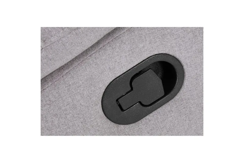 2-istuttava sohva Southbrook Vaaleanharmaa, Kangas/Puu/Metalli, Manuaalinen nojatuoli - Vaaleanharmaa, Kangas/Puu/Metalli, Manuaalinen nojatuoli - Huonekalut - Sohva - Mekanismisohva - 2 istuttava mekanismisohva