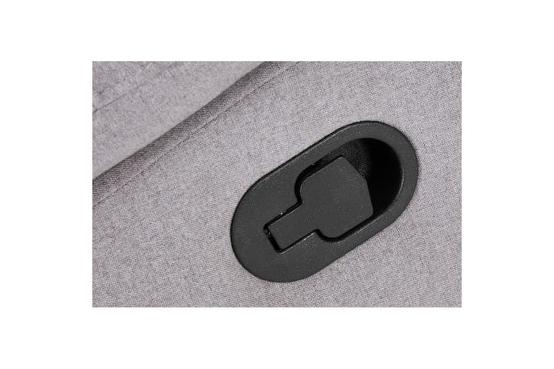 2-istuttava sohva Southbrook Vaaleanharmaa, Kangas/Puu/Metalli, Manuaalinen nojatuoli - Vaaleanharmaa, Kangas/Puu/Metalli, Manuaalinen nojatuoli - Huonekalut - Sohva - Mekanismisohva - 2 istuttava mekanismisohva