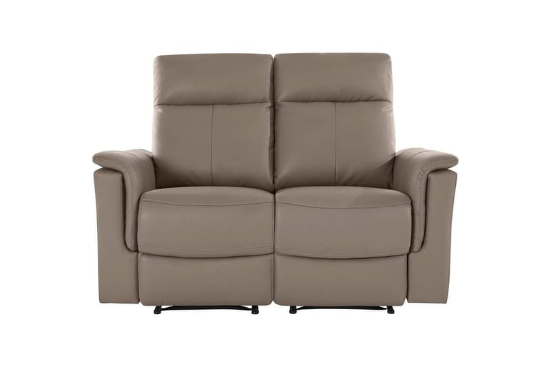 2-istuttava sohva Southbrook Vaaleanharmaa, PU/Puu/Metalli, Manuaalinen nojatuoli - Vaaleanharmaa, PU/Puu/Metalli, Manuaalinen nojatuoli - Huonekalut - Sohva - Mekanismisohva - 2 istuttava mekanismisohva