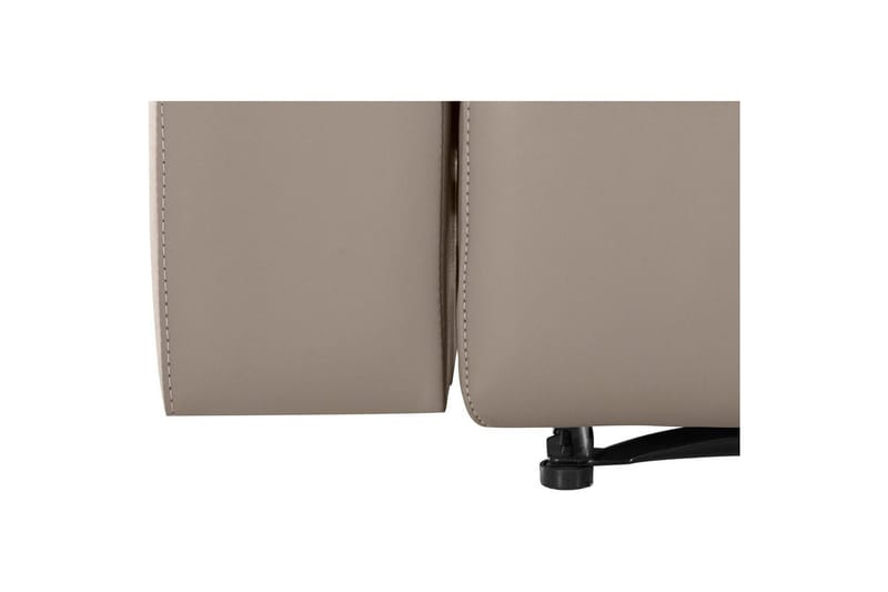 2-istuttava sohva Southbrook Vaaleanharmaa, PU/Puu/Metalli, Manuaalinen nojatuoli - Vaaleanharmaa, PU/Puu/Metalli, Manuaalinen nojatuoli - Huonekalut - Sohva - Mekanismisohva - 2 istuttava mekanismisohva