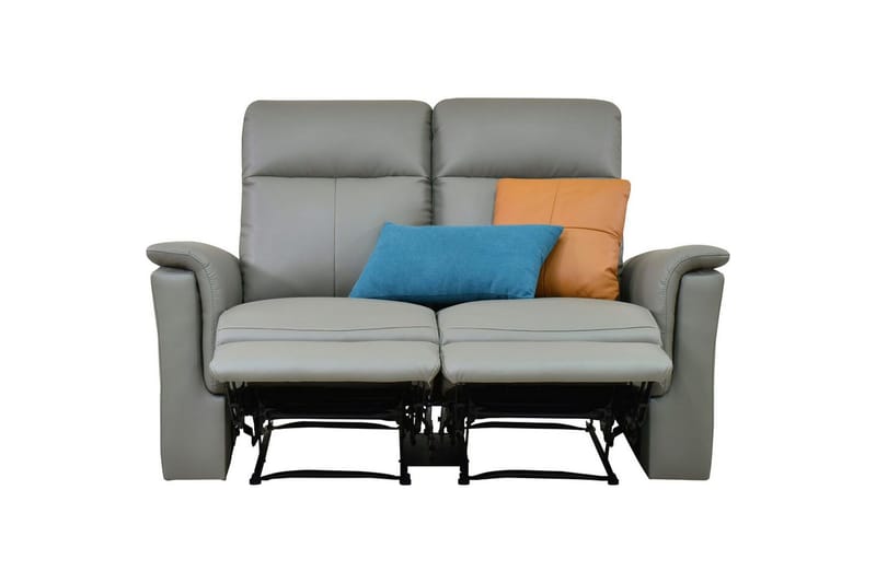 2-istuttava sohva Southbrook Vaaleanharmaa, PU/Puu/Metalli, Sähköinen lepotuoli - Vaaleanharmaa, PU/Puu/Metalli, Sähköinen lepotuoli - Huonekalut - Sohva - Mekanismisohva - 2 istuttava mekanismisohva