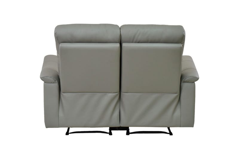 2-istuttava sohva Southbrook Vaaleanharmaa, PU/Puu/Metalli, Sähköinen lepotuoli - Vaaleanharmaa, PU/Puu/Metalli, Sähköinen lepotuoli - Huonekalut - Sohva - Mekanismisohva - 2 istuttava mekanismisohva