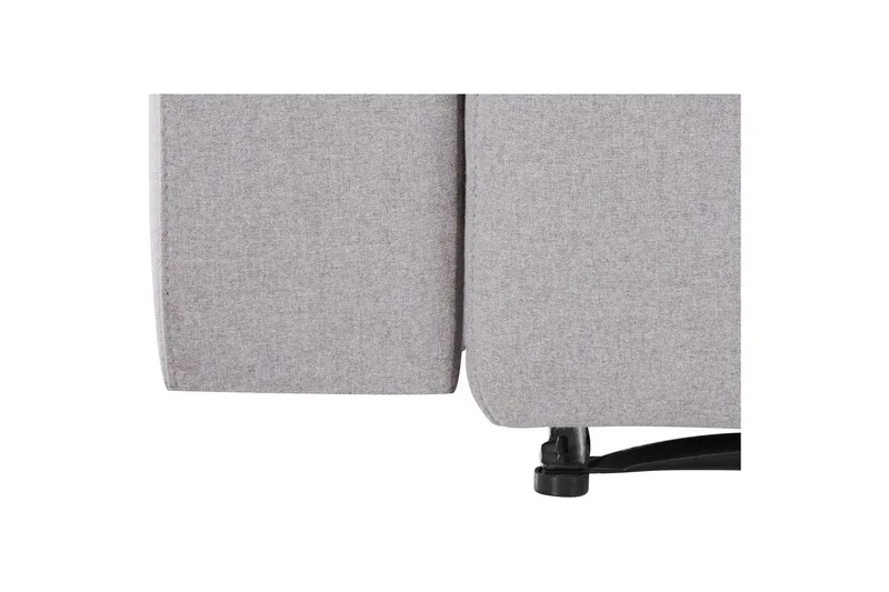 3-istuttava sohva Southbrook Vaaleanharmaa, Kangas/Puu/Metalli, Manuaalinen nojatuoli - Vaaleanharmaa, Kangas/Puu/Metalli, Manuaalinen nojatuoli - Huonekalut - Sohva - Mekanismisohva - 3 istuttava mekanismisohva