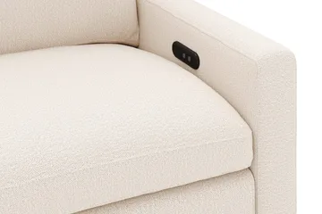 Barsele 2-istuttava Sähköinen Reclinersohva - Beige - Huonekalut - Sohva - Mekanismisohva - 2 istuttava mekanismisohva