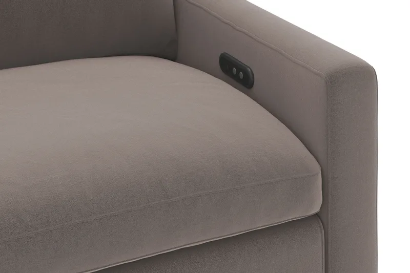 Barsele 2-istuttava Sähköinen Reclinersohva - Ruskea - Huonekalut - Sohva - Mekanismisohva - 2 istuttava mekanismisohva