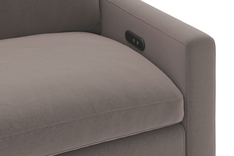 Barsele 2-istuttava Sähköinen Reclinersohva - Ruskea - Huonekalut - Sohva - Mekanismisohva - 2 istuttava mekanismisohva