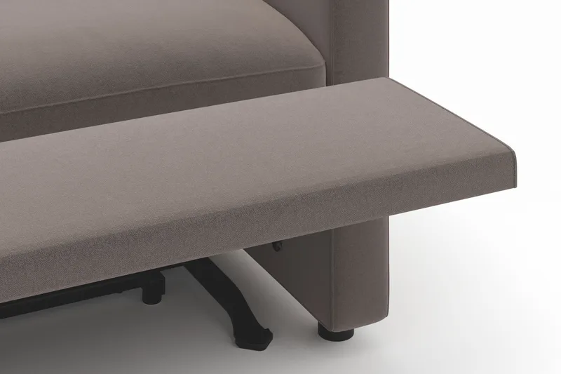 Barsele 3-istuttava Sähköinen Reclinersohva - Ruskea - Huonekalut - Sohva - Mekanismisohva - 3 istuttava mekanismisohva