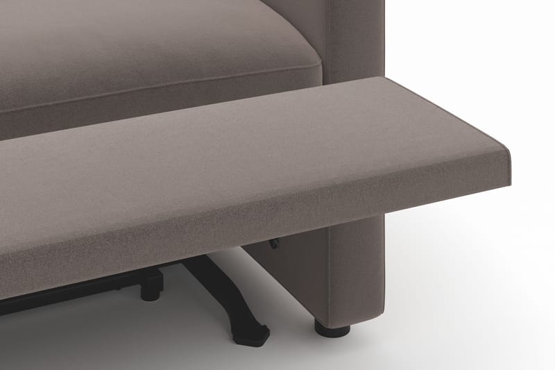 Barsele 3-istuttava Sähköinen Reclinersohva - Ruskea - Huonekalut - Sohva - Mekanismisohva - 3 istuttava mekanismisohva