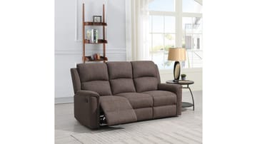 Orvella recliner-sohva 2-istuttava - Ruskea - Huonekalut - Sohva - Mekanismisohva - 2 istuttava mekanismisohva