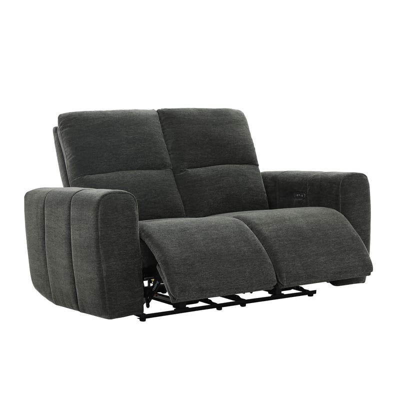Recliner-sohva Ödmark 2-istuttava sähköisellä mekanismilla - harmaa - Huonekalut - Sohva - Mekanismisohva - 2 istuttava mekanismisohva