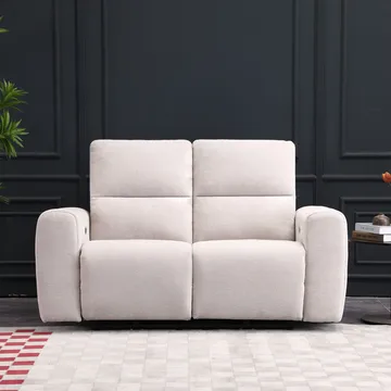 Recliner-sohva Ödmark 2-istuttava sähköisellä mekanismilla - vaaleanbeige - Huonekalut - Sohva - Mekanismisohva - 2 istuttava mekanismisohva