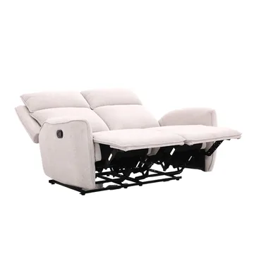 Recliner-sohva Östvik 2-istuttava manuaalisella mekanismilla - beige - Huonekalut - Sohva - Mekanismisohva - 2 istuttava mekanismisohva