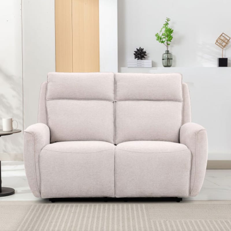Recliner-sohva Östvik 2-istuttava manuaalisella mekanismilla - beige - Huonekalut - Sohva - Mekanismisohva - 2 istuttava mekanismisohva