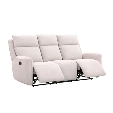 Recliner-sohva Östvik 3-istuttava manuaalisella mekanismilla - beige - Huonekalut - Sohva - Mekanismisohva - 3 istuttava mekanismisohva