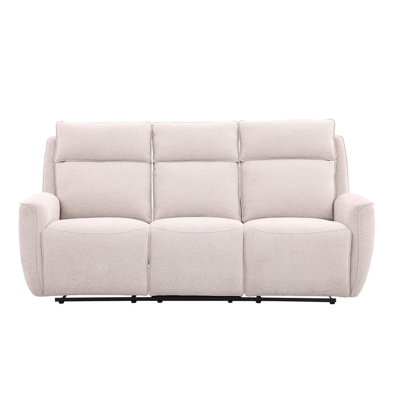 Recliner-sohva Östvik 3-istuttava manuaalisella mekanismilla - beige - Huonekalut - Sohva - Mekanismisohva - 3 istuttava mekanismisohva