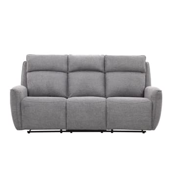 Recliner-sohva Östvik 3-istuttava manuaalisella mekanismilla - harmaa - Huonekalut - Sohva - Mekanismisohva - 3 istuttava mekanismisohva