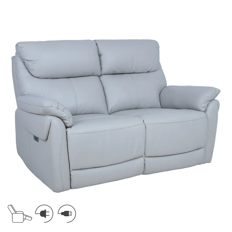 Recliner-sohva Dalsor 2-istuttava sähköisellä mekanismilla, Beige