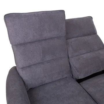 Recliner-sohva Dalsor 2-istuttava sähköisellä mekanismilla - Harmaa - Huonekalut - Sohva - Mekanismisohva - 2 istuttava mekanismisohva