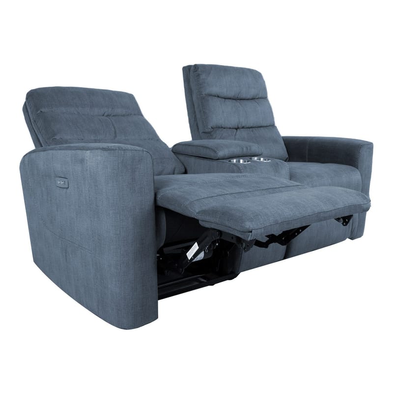 Recliner-sohva Darvi 2-istuttava sähköisellä mekanismilla - sininen - Huonekalut - Sohva - Mekanismisohva - 2 istuttava mekanismisohva