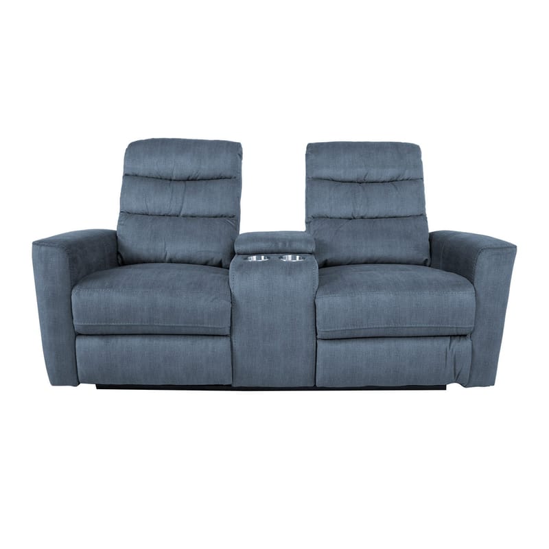 Recliner-sohva Darvi 2-istuttava sähköisellä mekanismilla - sininen - Huonekalut - Sohva - Mekanismisohva - 2 istuttava mekanismisohva