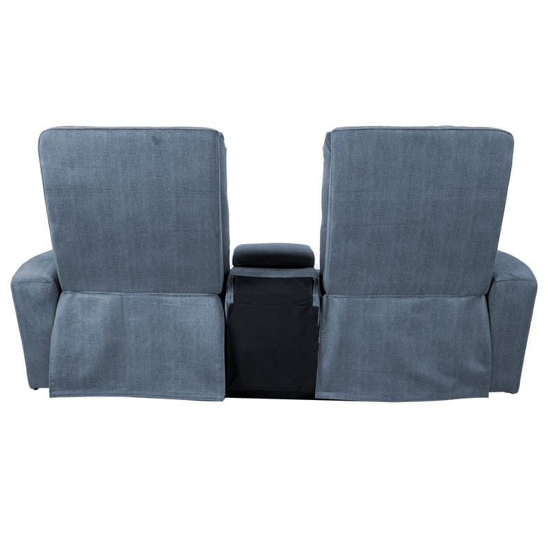Recliner-sohva Darvi 2-istuttava sähköisellä mekanismilla - sininen - Huonekalut - Sohva - Mekanismisohva - 2 istuttava mekanismisohva