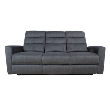 Recliner-sohva Darvi 3-istuttava sähköisellä mekanismilla - harmaa sametti - Huonekalut - Sohva - Mekanismisohva