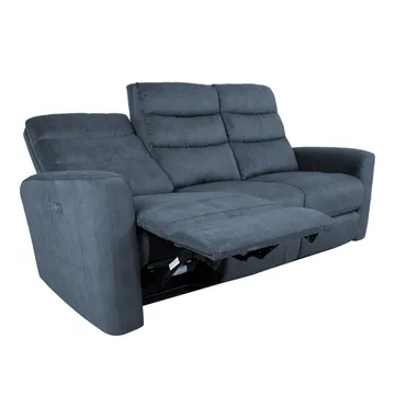 Recliner-sohva Darvi 3-istuttava sähköisellä mekanismilla - sininen - Huonekalut - Sohva - Mekanismisohva - 3 istuttava mekanismisohva