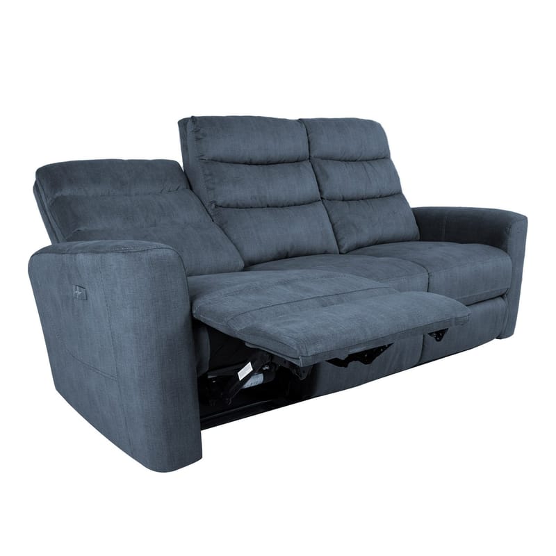 Recliner-sohva Darvi 3-istuttava sähköisellä mekanismilla - sininen - Huonekalut - Sohva - Mekanismisohva - 3 istuttava mekanismisohva