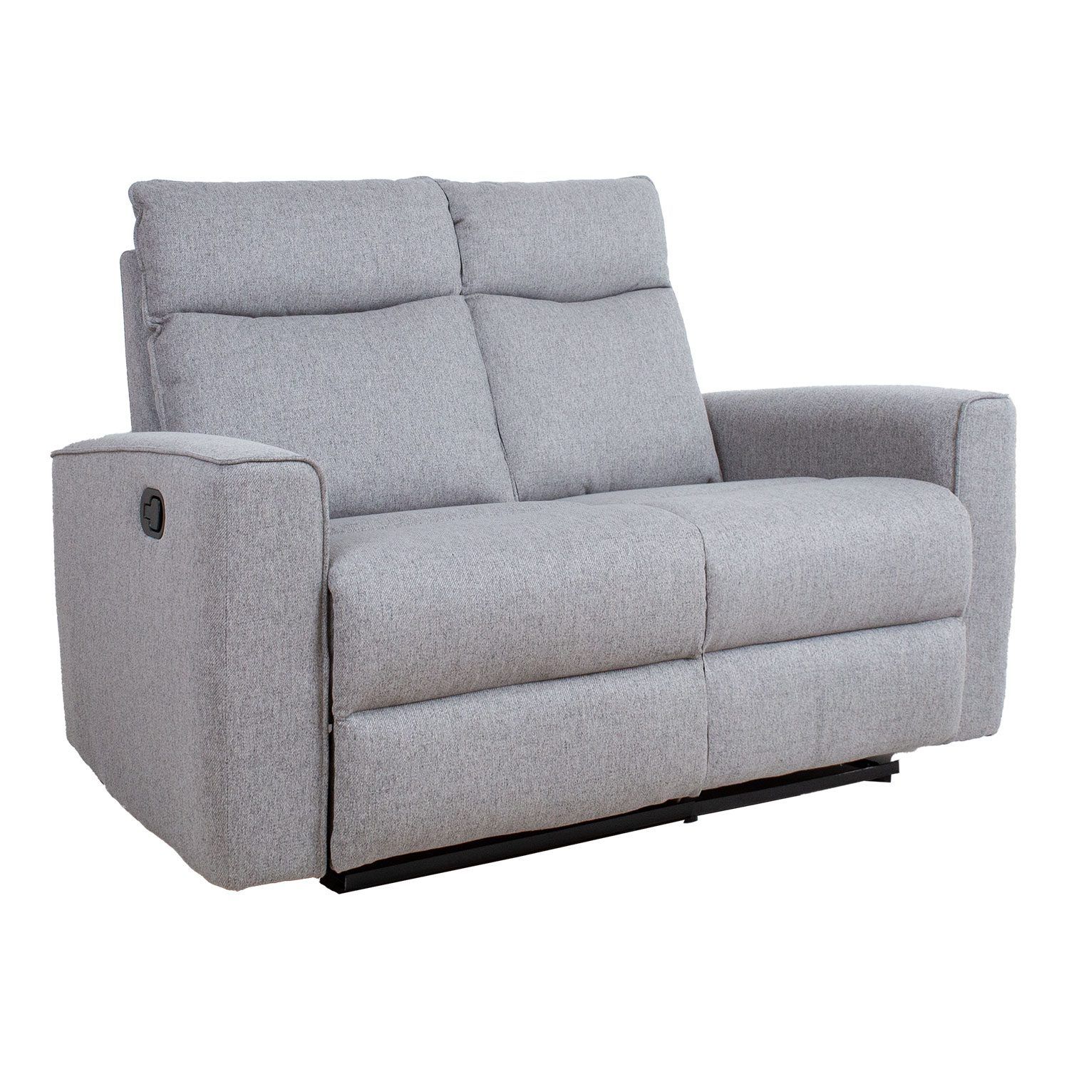 Recliner-sohva Fjolna 2-istuttava manuaalisella mekanismilla - harmaa