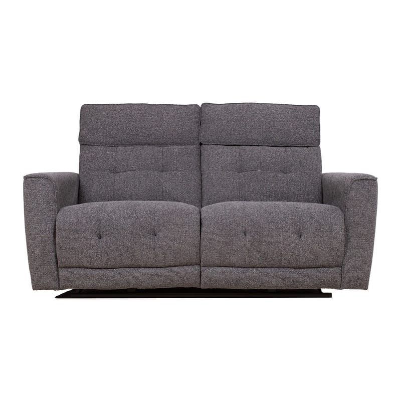 Recliner-sohva Glendor 2-istuttava sähköisellä mekanismilla - Harmaa - Huonekalut - Sohva - Mekanismisohva - 2 istuttava mekanismisohva