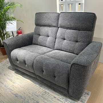 Recliner-sohva Glendor 2-istuttava sähköisellä mekanismilla - Harmaa - Huonekalut - Sohva - Mekanismisohva - 2 istuttava mekanismisohva
