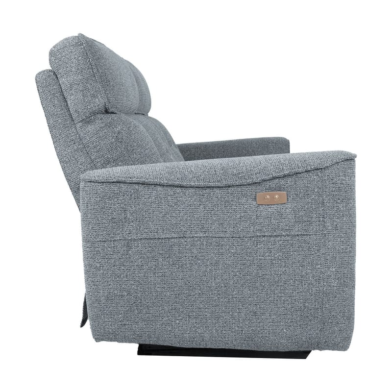 Recliner-sohva Glendor 2-istuttava sähköisellä mekanismilla - sinertävänharmaa - Huonekalut - Sohva - Mekanismisohva - 2 istuttava mekanismisohva