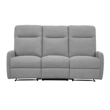 Recliner-sohva Gränor 3-istuttava sähköisellä mekanismilla - vaaleanharmaa - Huonekalut - Sohva - Mekanismisohva - 3 istuttava mekanismisohva