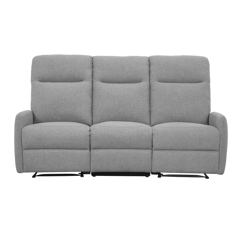 Recliner-sohva Gränor 3-istuttava sähköisellä mekanismilla - vaaleanharmaa - Huonekalut - Sohva - Mekanismisohva - 3 istuttava mekanismisohva
