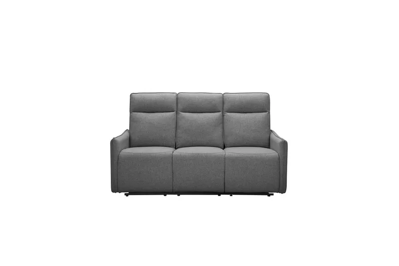 Recliner-sohva ilman kulmaa Loft24 3-istuttava sohva Loft24 Lugo Harmaa 100% polyester, undefined