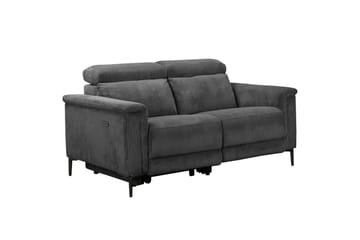 Recliner-sohva ilman kulmaa Loft24 Lund recliner-sohva 2-istuttava Grå - Huonekalut - Sohva - Mekanismisohva - 2 istuttava mekanismisohva