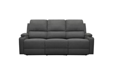 Recliner-sohva ilman kulmaa Loft24 Sohva 3-istuttava Loft24 Dallas Harmaa Belfast-kangas - Huonekalut - Sohva - Mekanismisohva - 3 istuttava mekanismisohva