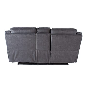Recliner-sohva Iskmar 2-istuttava manuaalisella mekanismilla - harmaa - Huonekalut - Sohva - Mekanismisohva - 2 istuttava mekanismisohva