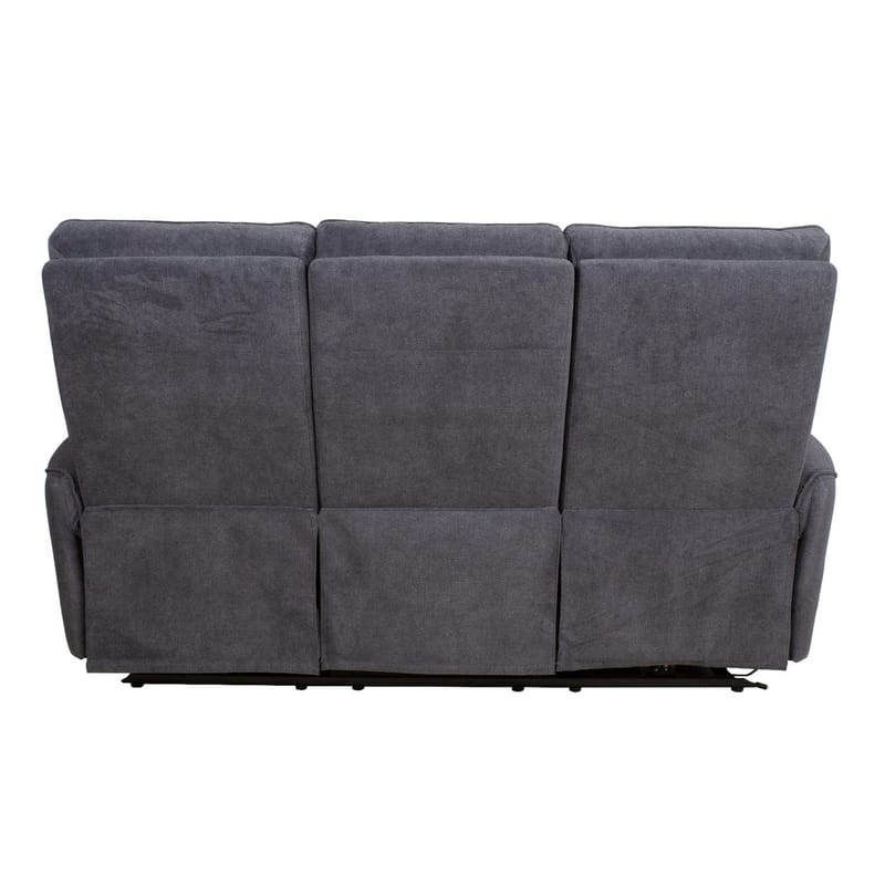 Recliner-sohva Mörvik 3-istuttava sähköisellä mekanismilla - sinertävänharmaa - Huonekalut - Sohva - Mekanismisohva - 3 istuttava mekanismisohva
