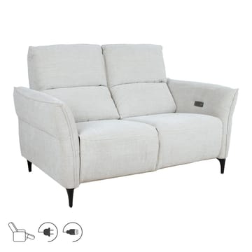 Recliner-sohva Näsdal 2-istuttava sähköisellä mekanismilla - vaalea beige - Huonekalut - Sohva - Mekanismisohva - 2 istuttava mekanismisohva