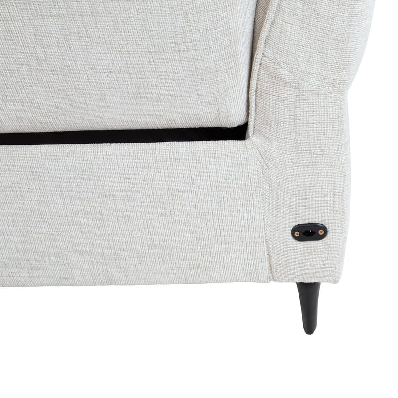Recliner-sohva Näsdal 3-istuttava sähköisellä mekanismilla - vaalea beige - Huonekalut - Sohva - Mekanismisohva - 3 istuttava mekanismisohva