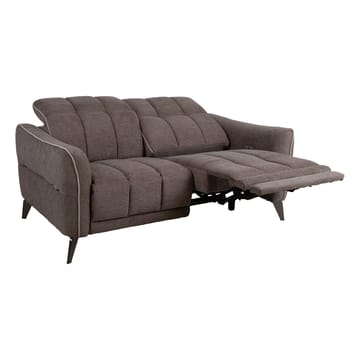 Recliner-sohva Nordan 2-istuttava sähköinen - vaaleanruskea, jossa beige tere - Huonekalut - Sohva - Mekanismisohva - 2 istuttava mekanismisohva