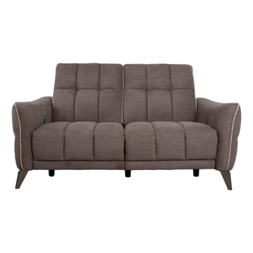 Recliner-sohva Nordan 2-istuttava sähköinen - vaaleanruskea, jossa beige tere - Huonekalut - Sohva - Mekanismisohva - 2 istuttava mekanismisohva