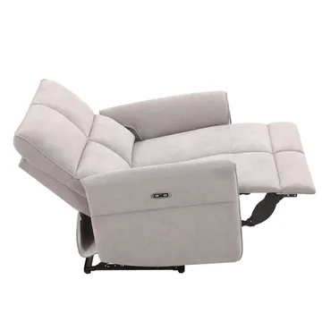 Recliner-sohva Ravdal 2-istuttava sähköisellä mekanismilla - harmaa - Huonekalut - Sohva - Mekanismisohva - 2 istuttava mekanismisohva
