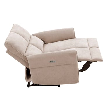 Recliner-sohva Ravdal 2-istuttava sähköisellä mekanismilla - vaaleanruskea - Huonekalut - Sohva - Mekanismisohva - 2 istuttava mekanismisohva